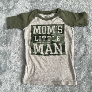 Moms little man t shirt